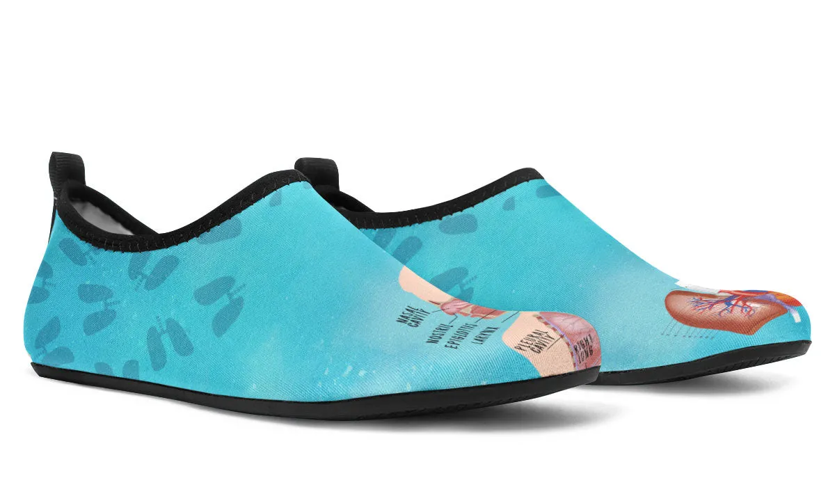 Respiratory System Aqua Barefoot Shoes