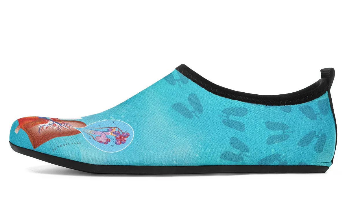 Respiratory System Aqua Barefoot Shoes
