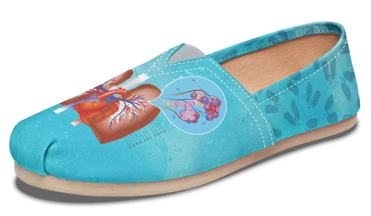 Respiratory System Casual Shoes