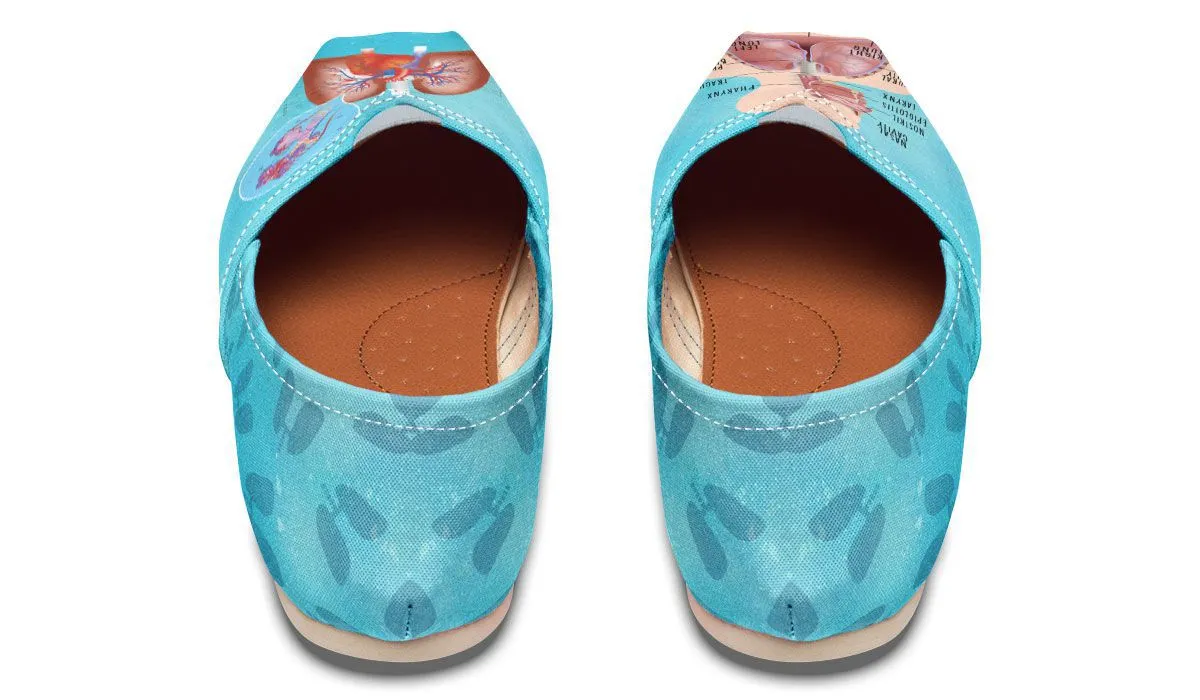 Respiratory System Casual Shoes