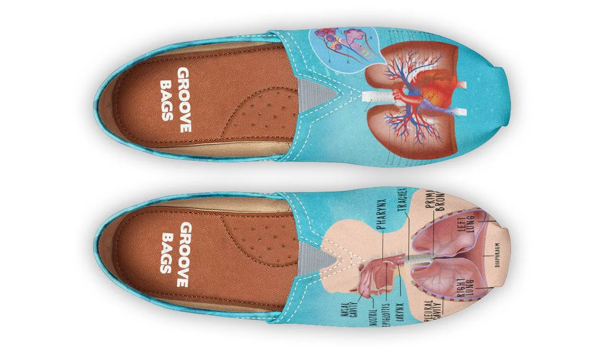 Respiratory System Casual Shoes