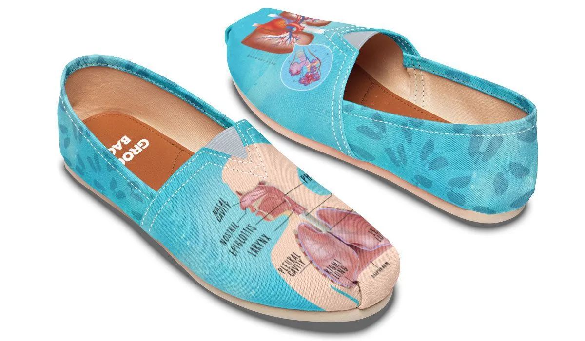 Respiratory System Casual Shoes