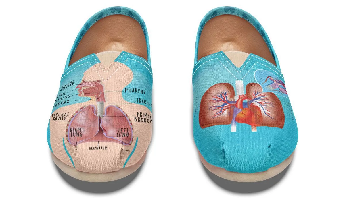Respiratory System Casual Shoes