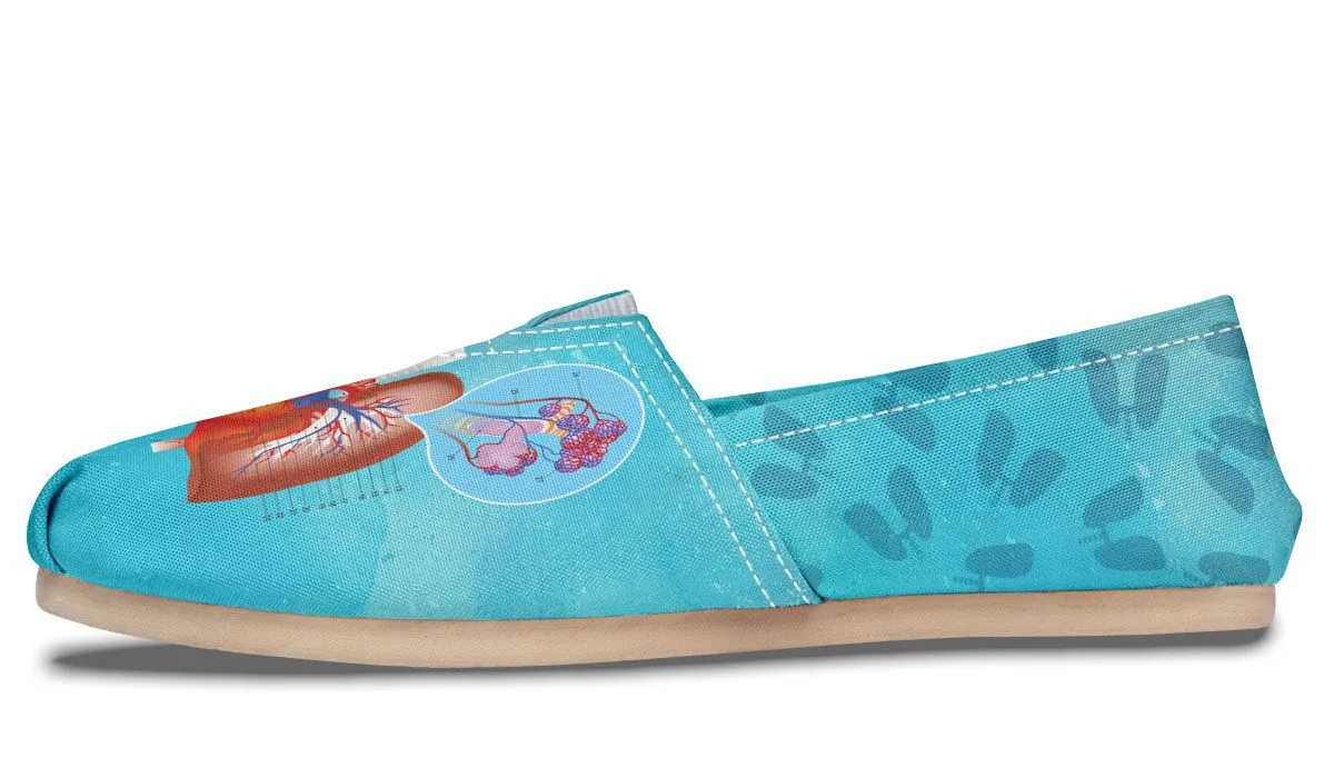 Respiratory System Casual Shoes