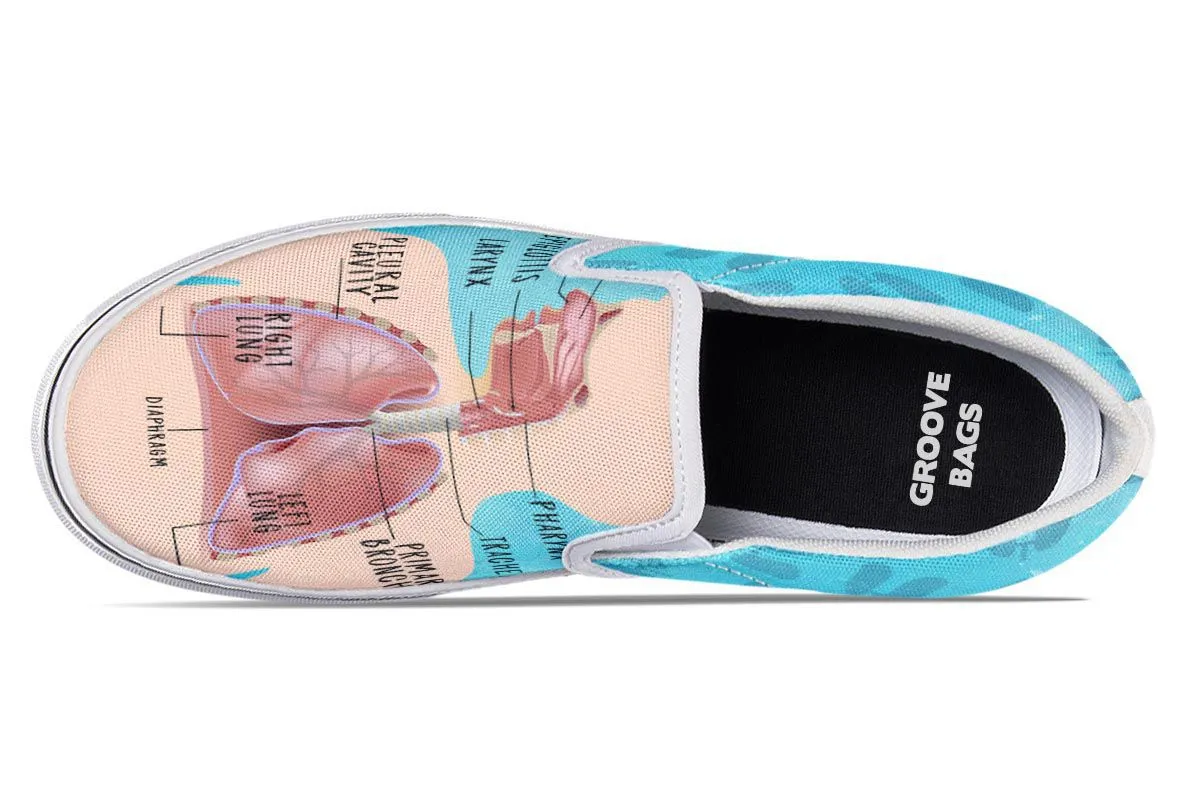 Respiratory System Slip-On Shoes