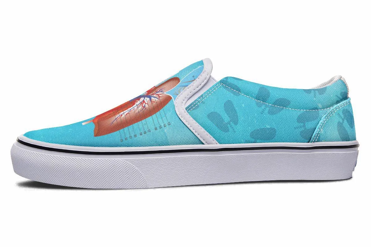 Respiratory System Slip-On Shoes