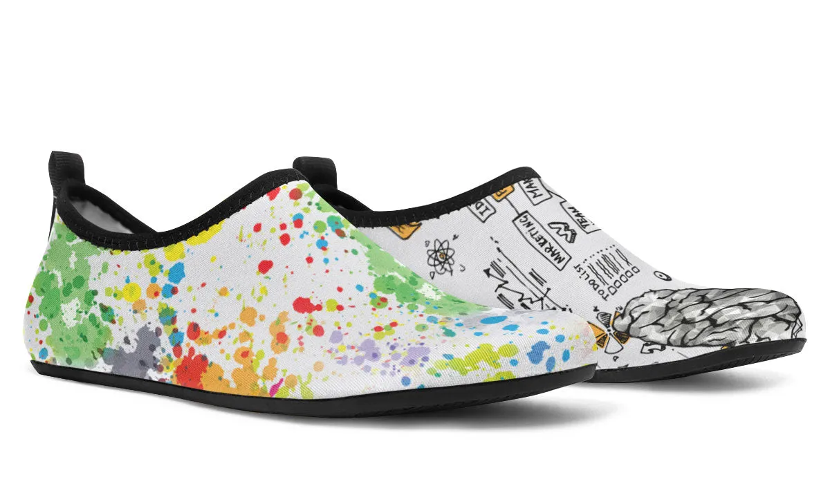 Right Brain Left Brain Aqua Barefoot Shoes