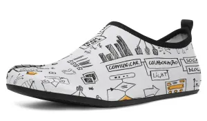 Right Brain Left Brain Aqua Barefoot Shoes