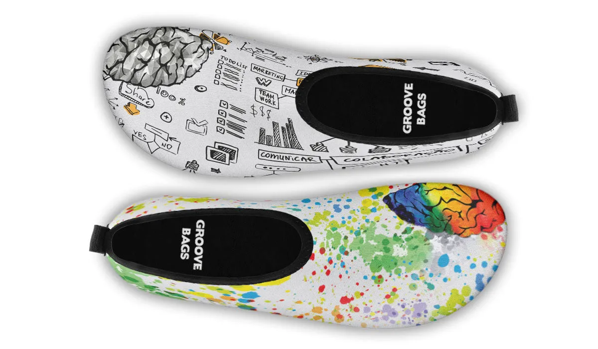 Right Brain Left Brain Aqua Barefoot Shoes