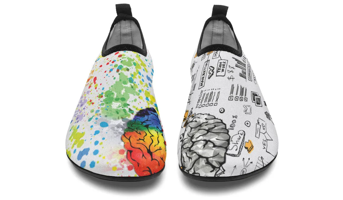 Right Brain Left Brain Aqua Barefoot Shoes