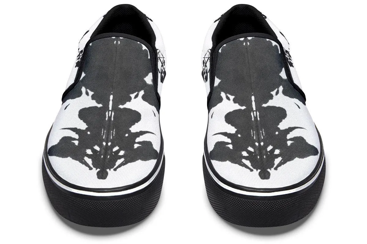 Rorschach Test Slip-On Shoes