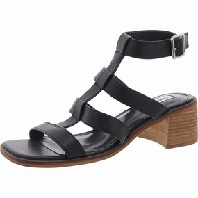 Rory Womens Adjustable Faux Leather Block Heel