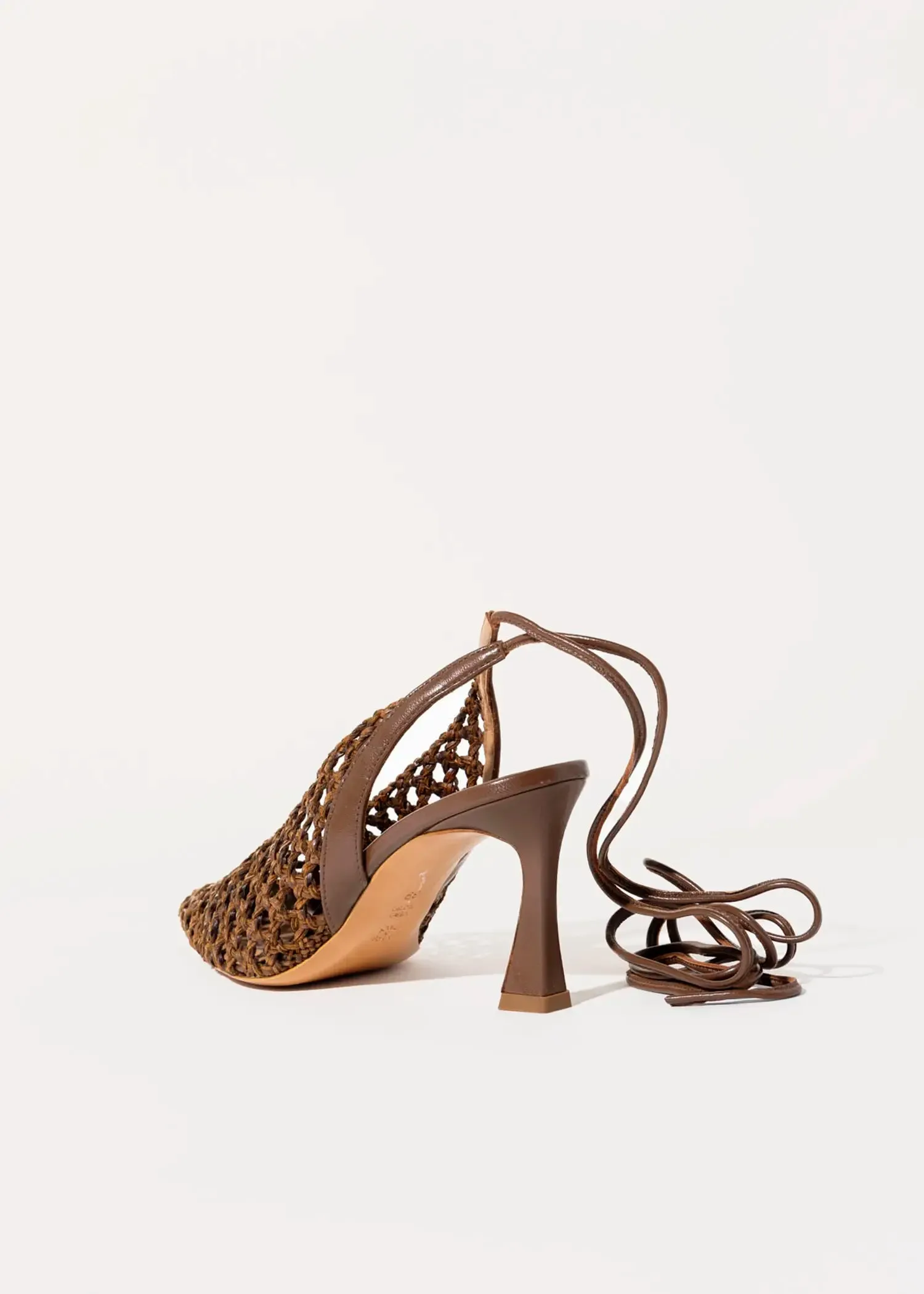 Rosa Woven Tie Up Pump