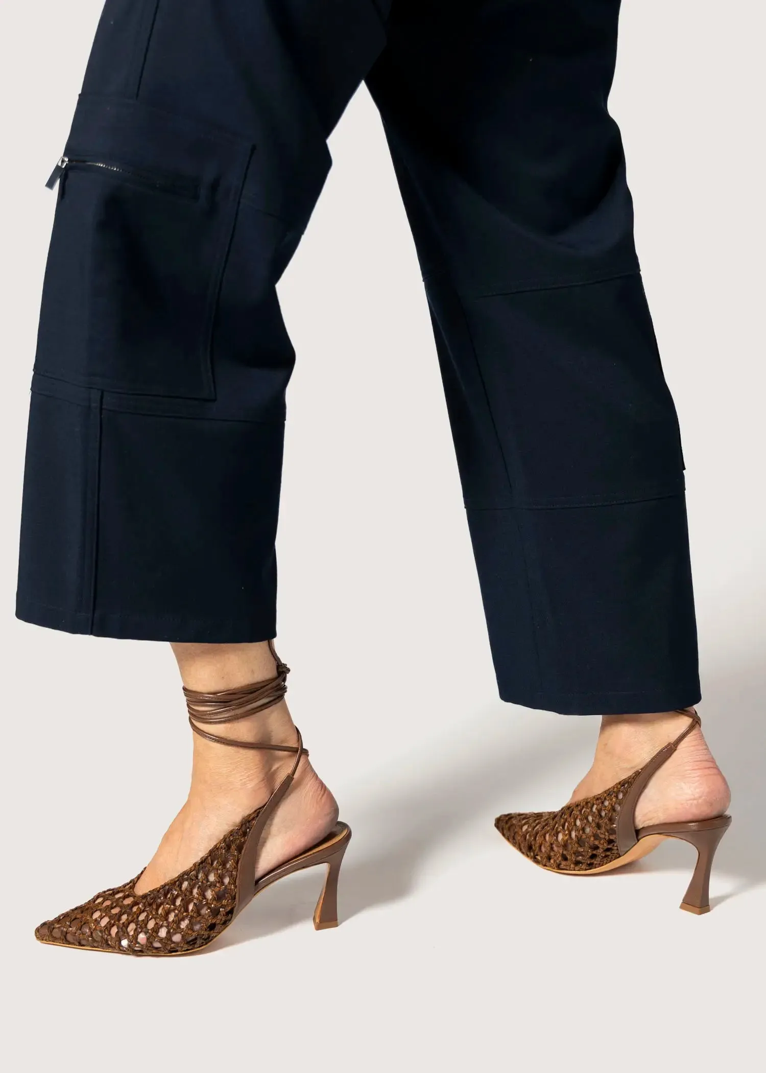 Rosa Woven Tie Up Pump