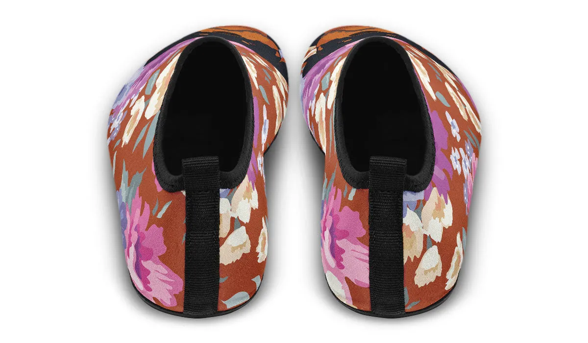 Rottweiler Dog Portrait Aqua Barefoot Shoes