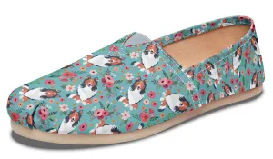 Rough Collie Flower Casual Shoes