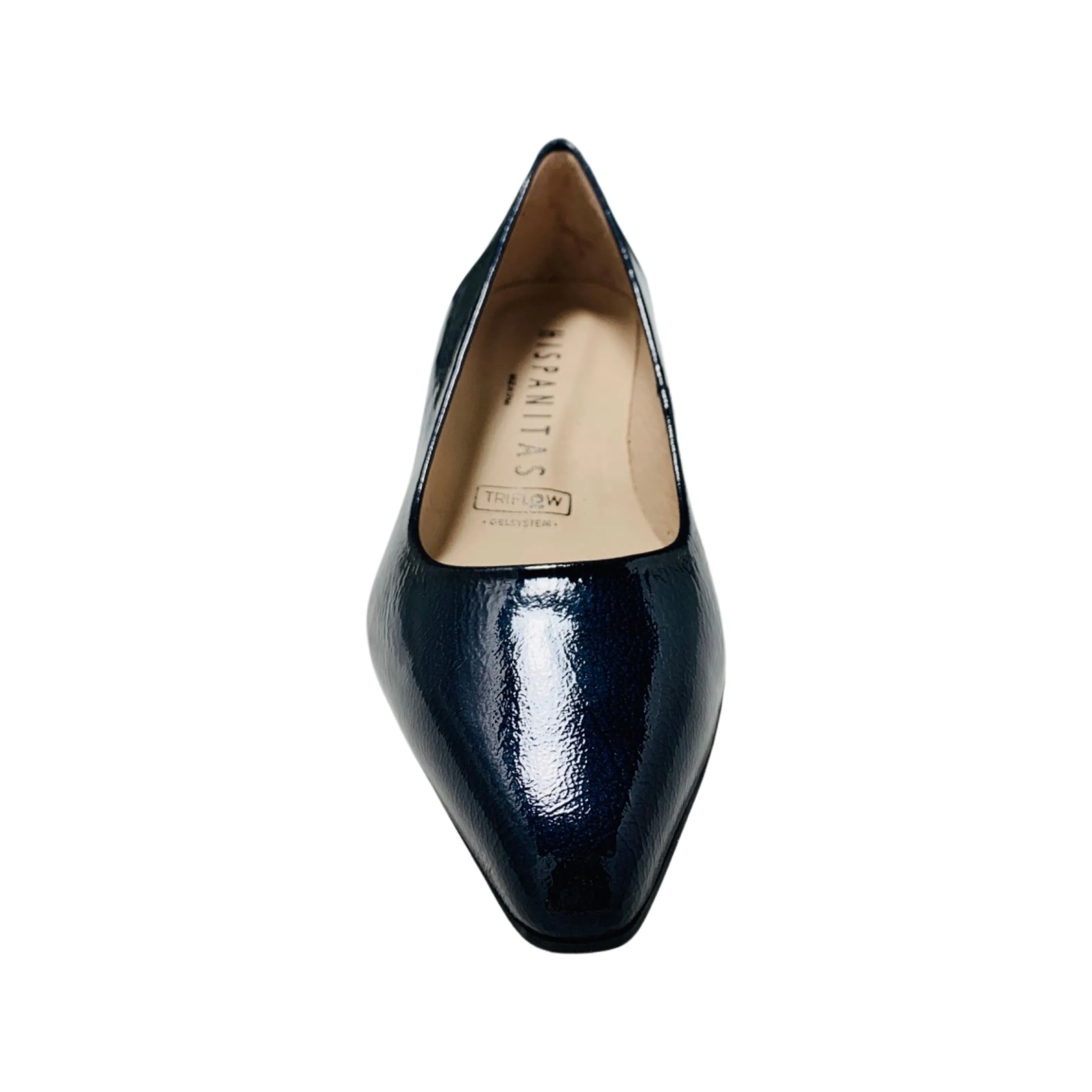 Sahara Ocean Blue Patent Pump