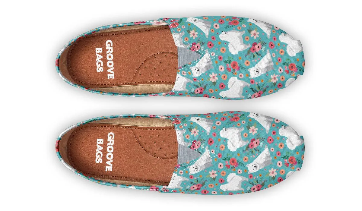 Samoyed Flower Casual Shoes