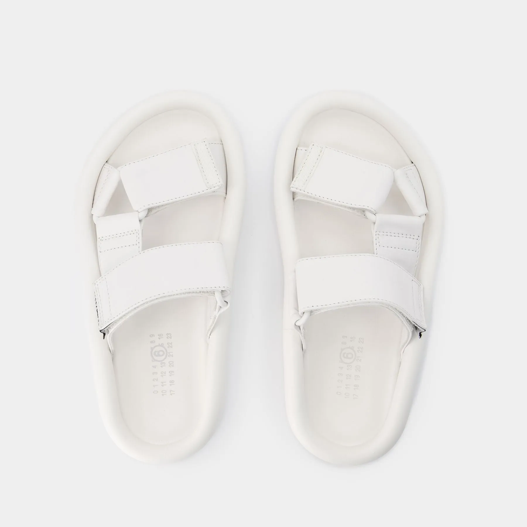 Sandals - MM6 Maison Margiela - Leather - White