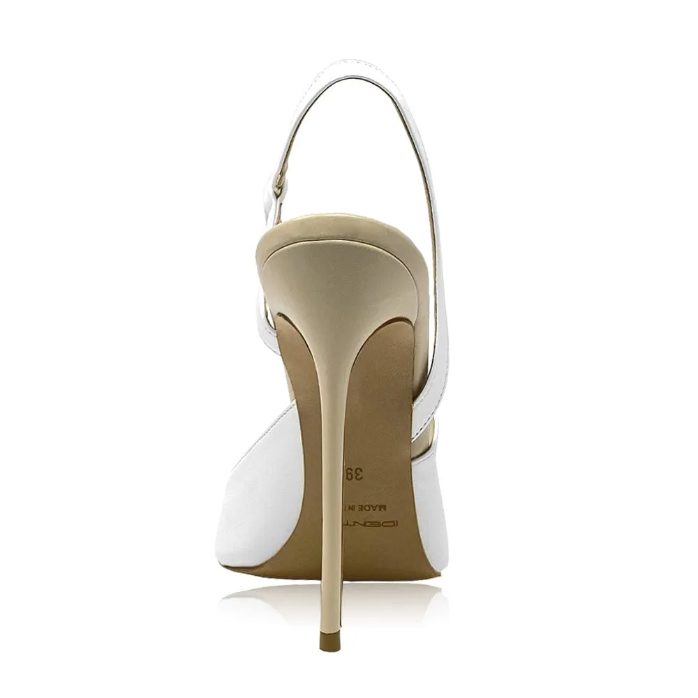 SANDY WHITE / BEIGE LEATHER