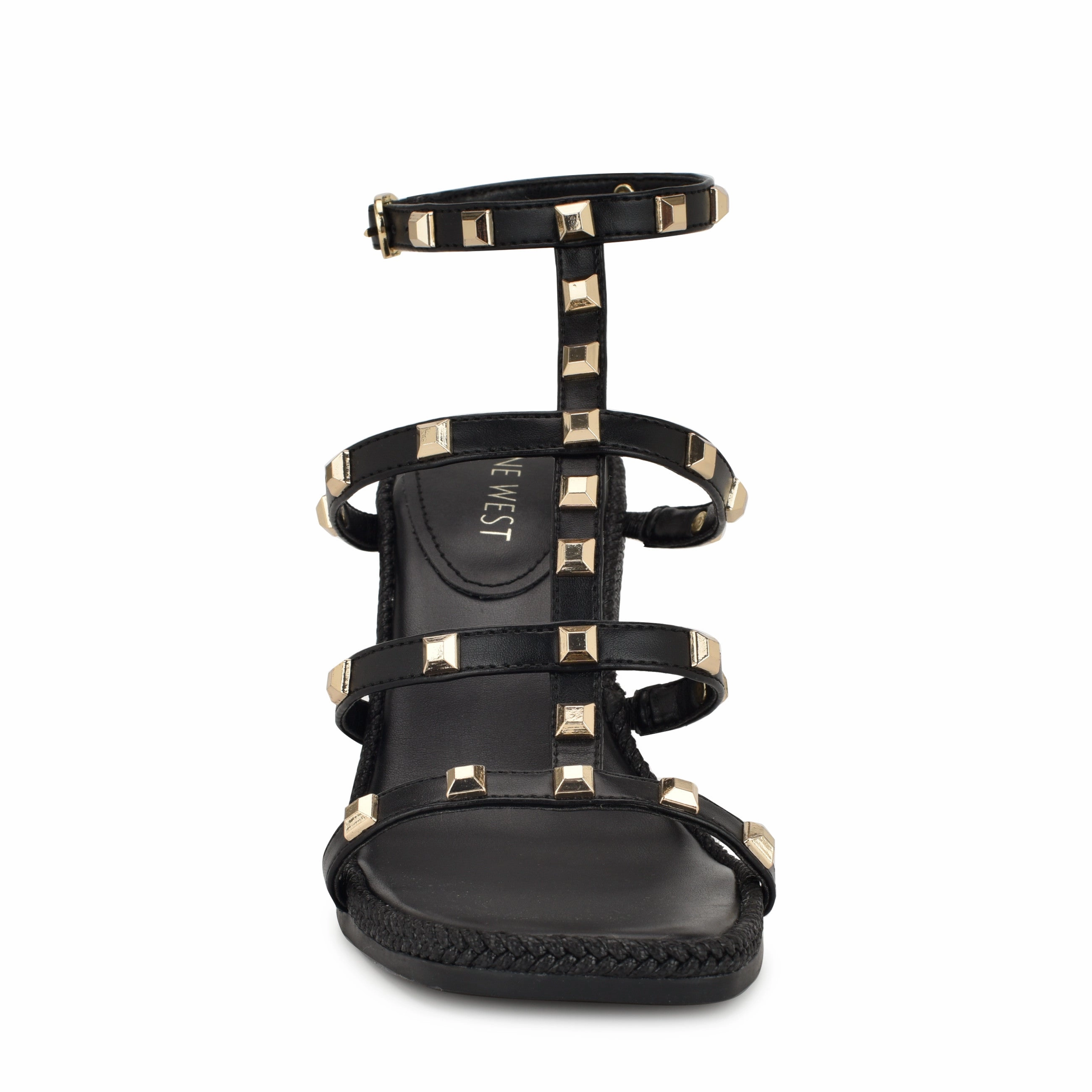 Sardis Studded Wedge Sandals
