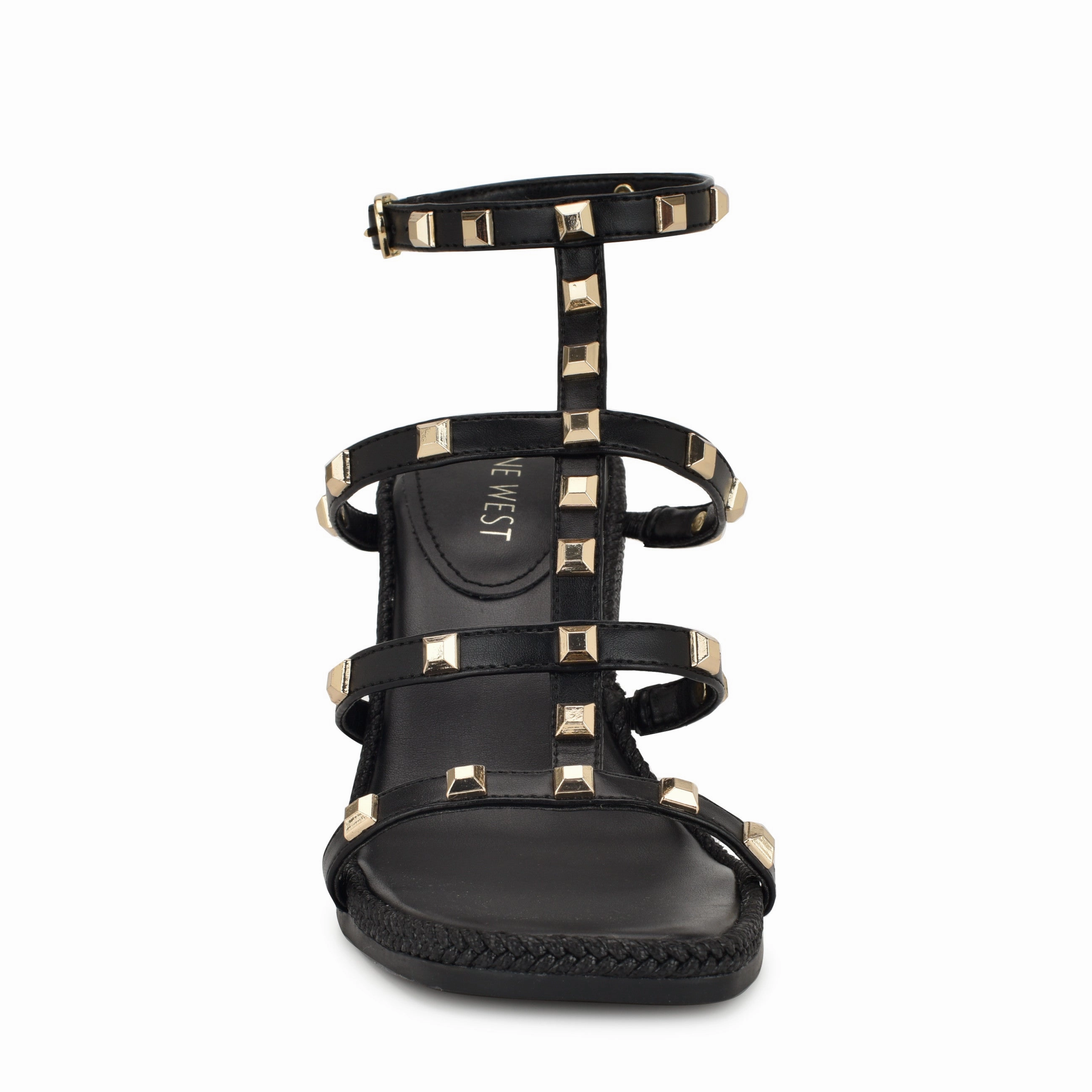 Sardis Studded Wedge Sandals