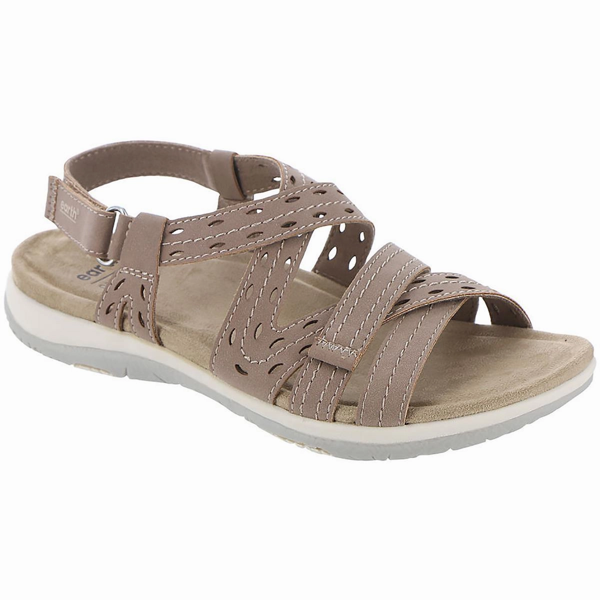 Sass 3 Womens Faux Leather Casual Strappy Sandals