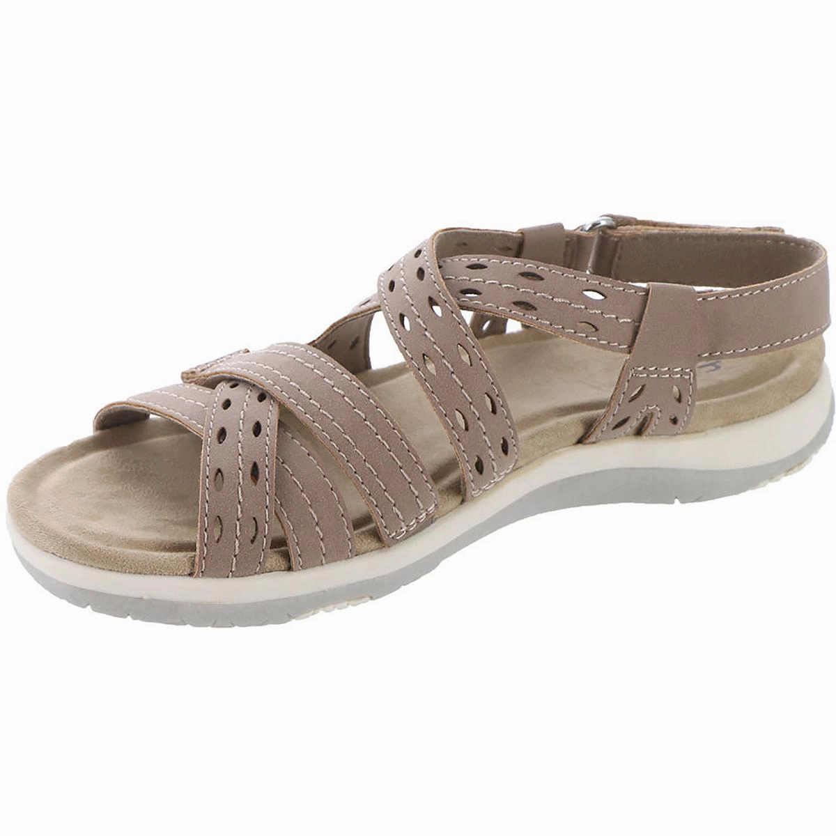 Sass 3 Womens Faux Leather Casual Strappy Sandals