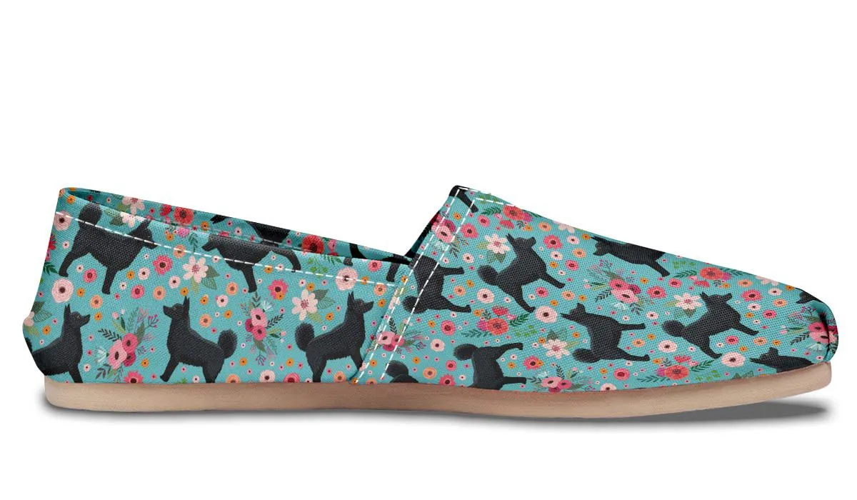 Schipperke Flower Casual Shoes