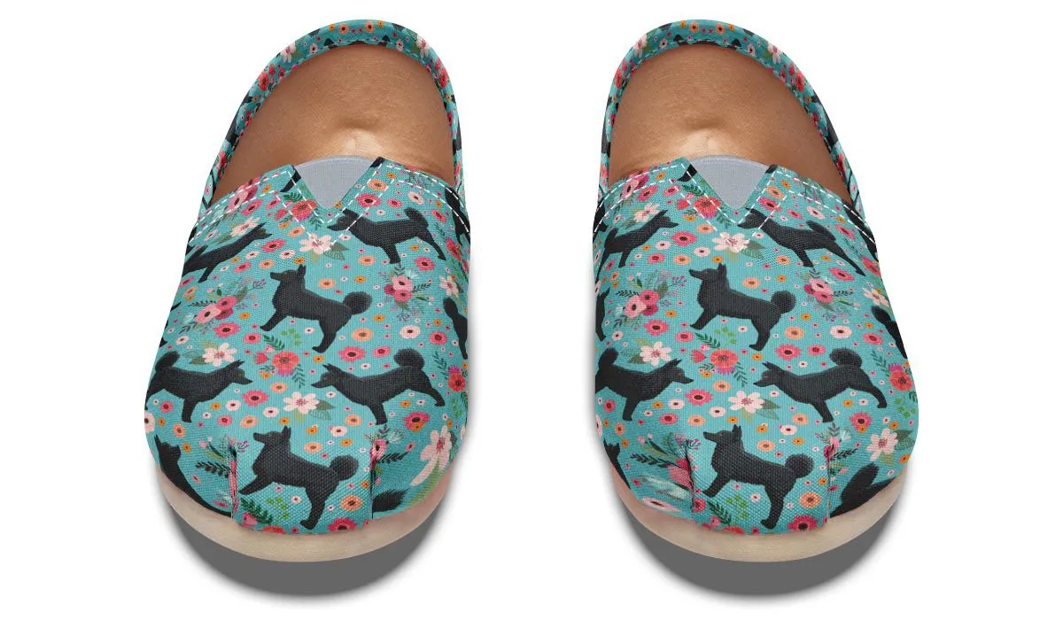 Schipperke Flower Casual Shoes