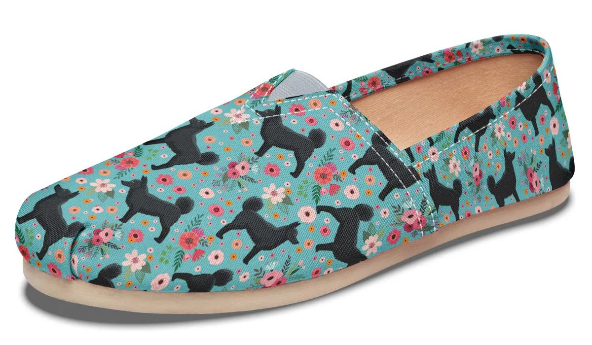 Schipperke Flower Casual Shoes