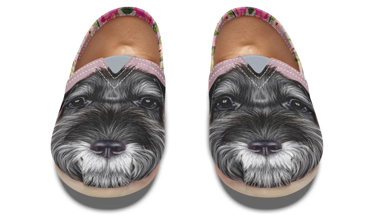 Schnauzer Puppy Casual Shoes