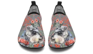 Schnauzer Sweetheart Aqua Barefoot Shoes
