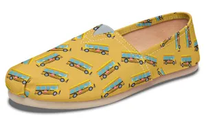 School Bus Pattern Casual Shoe