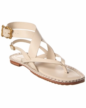 Schutz Keith Leather Flat