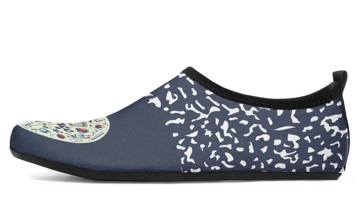 Science Composition Aqua Barefoot Shoes