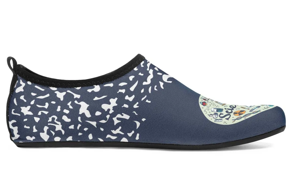 Science Composition Aqua Barefoot Shoes