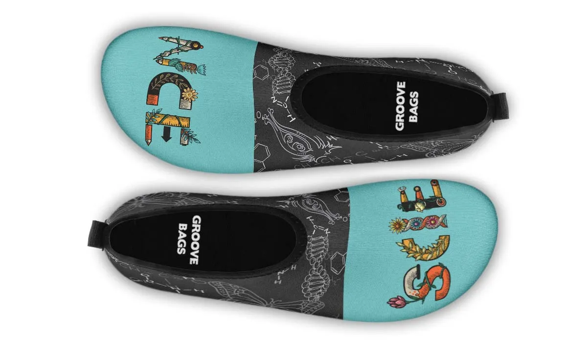 Science Foliage Aqua Barefoot Shoes