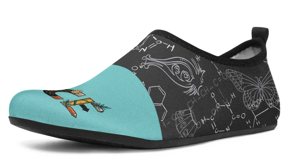 Science Foliage Aqua Barefoot Shoes
