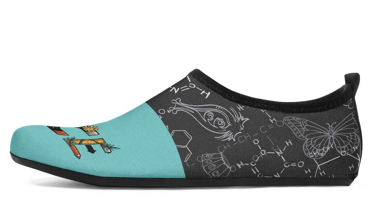 Science Foliage Aqua Barefoot Shoes
