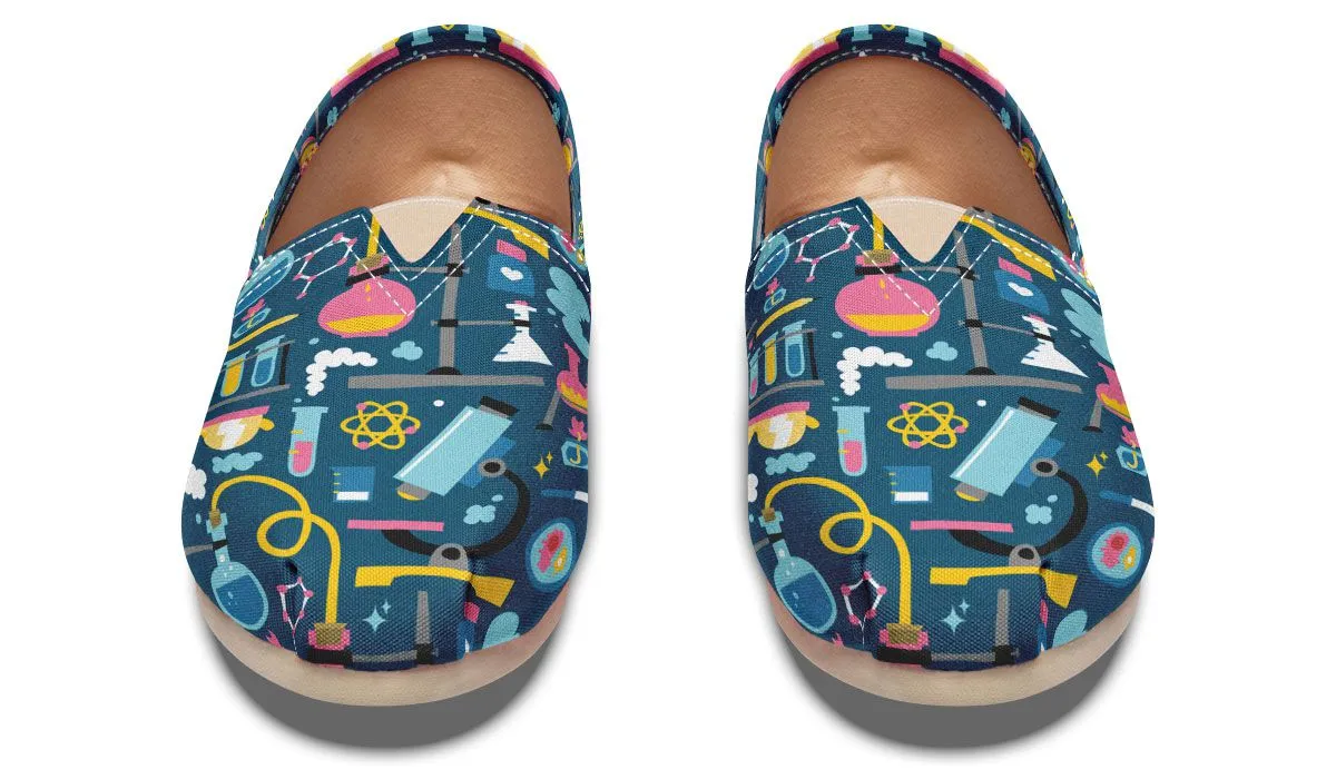 Science Lab Pattern Casual Shoes