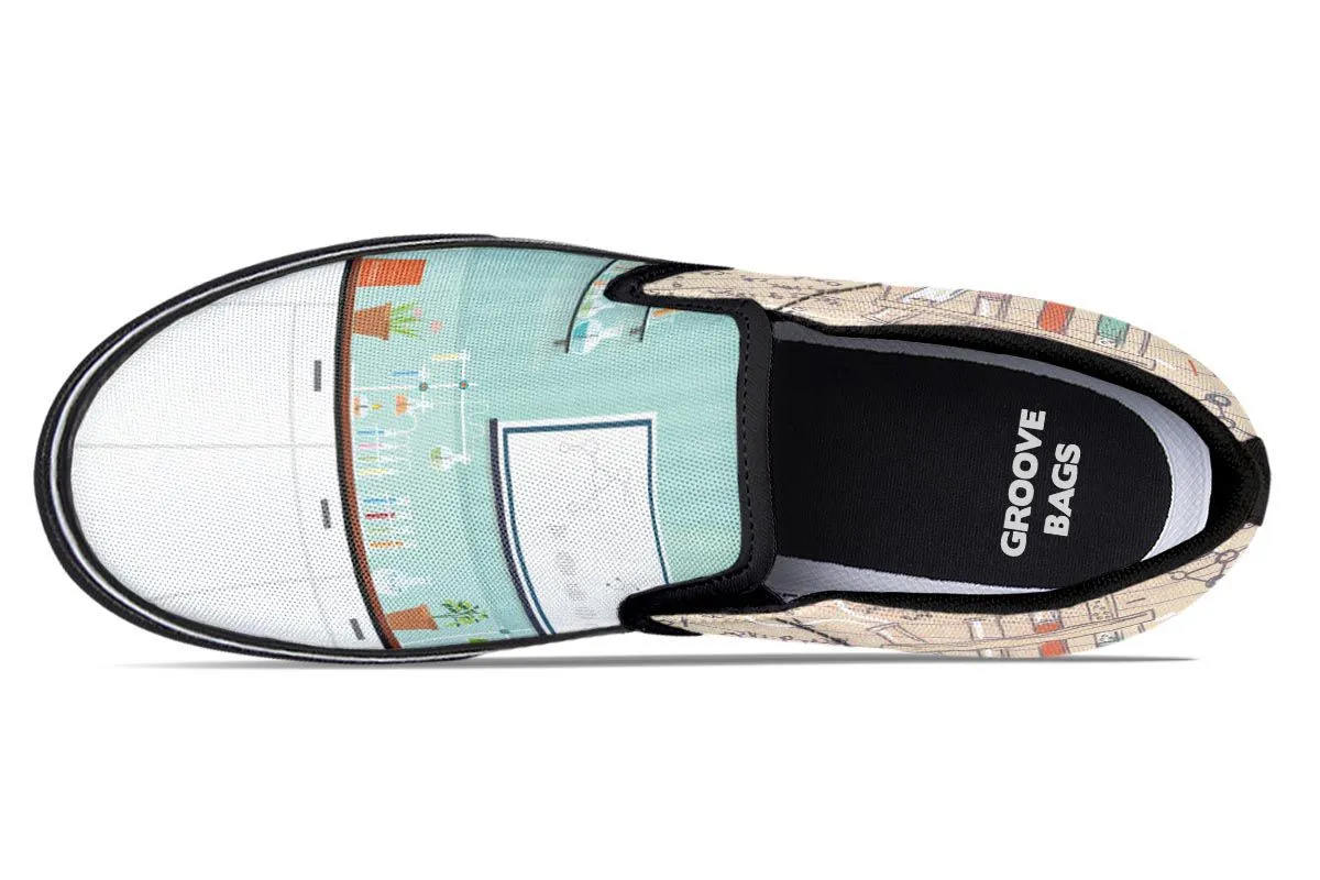Science Laboratory Slip-On Shoes