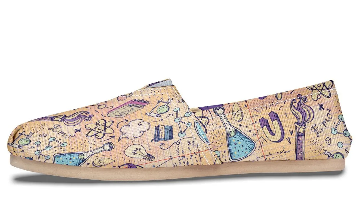 Science Lover Pattern Casual Shoes