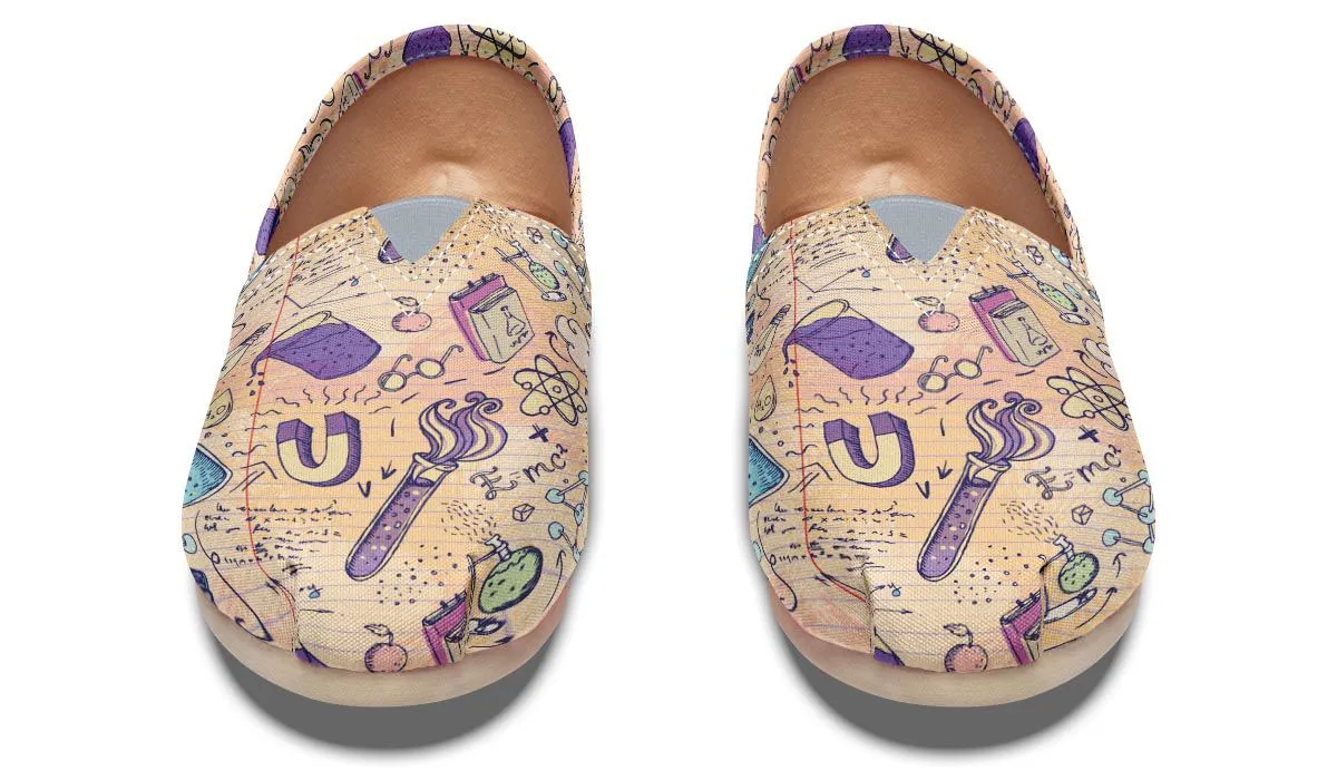 Science Lover Pattern Casual Shoes