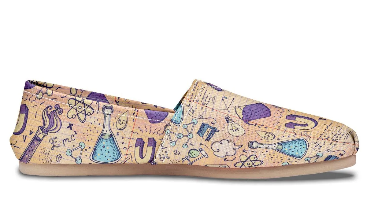 Science Lover Pattern Casual Shoes