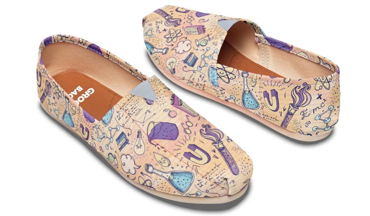 Science Lover Pattern Casual Shoes
