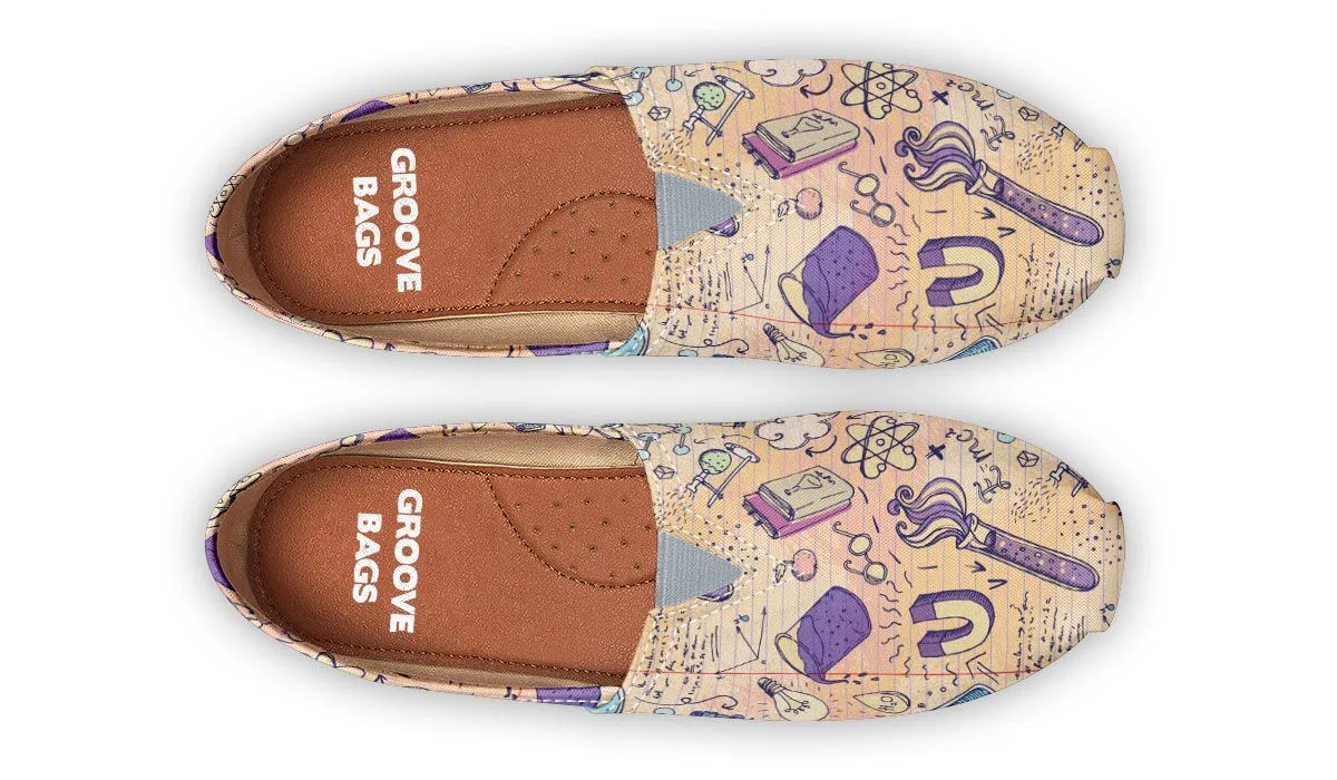 Science Lover Pattern Casual Shoes