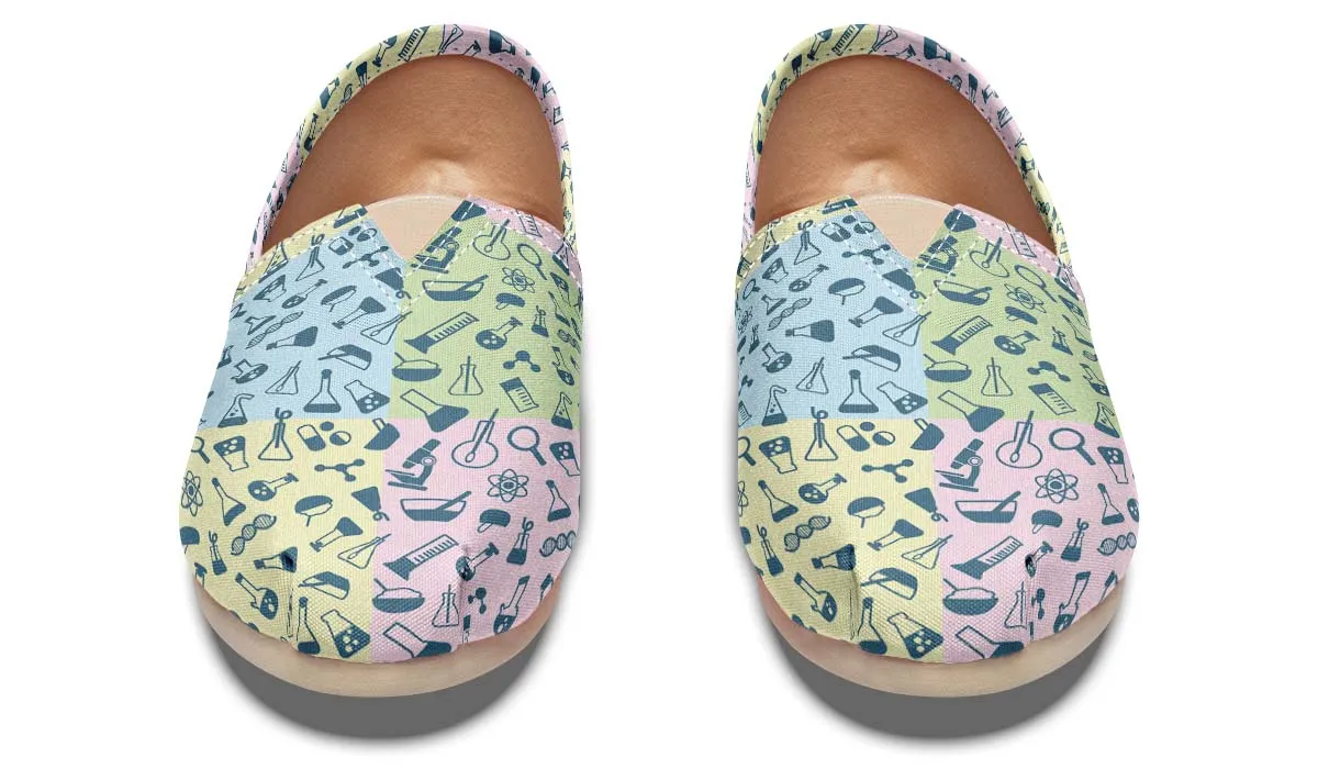 Science Symbols Casual Shoes