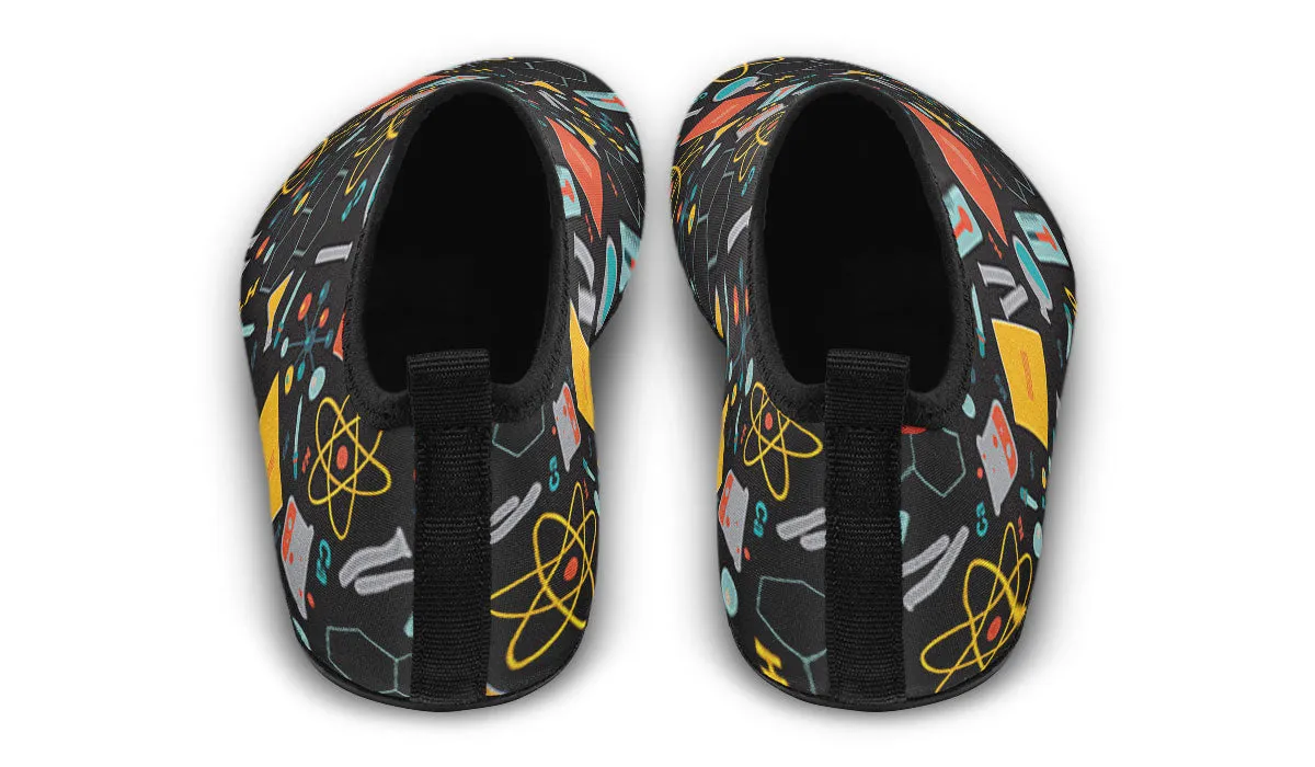 Scientist Pattern Aqua Barefoot Shoes
