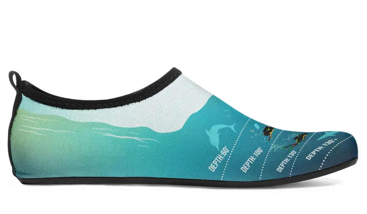 Scuba Diving Diagram Aqua Barefoot Shoes